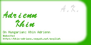 adrienn khin business card